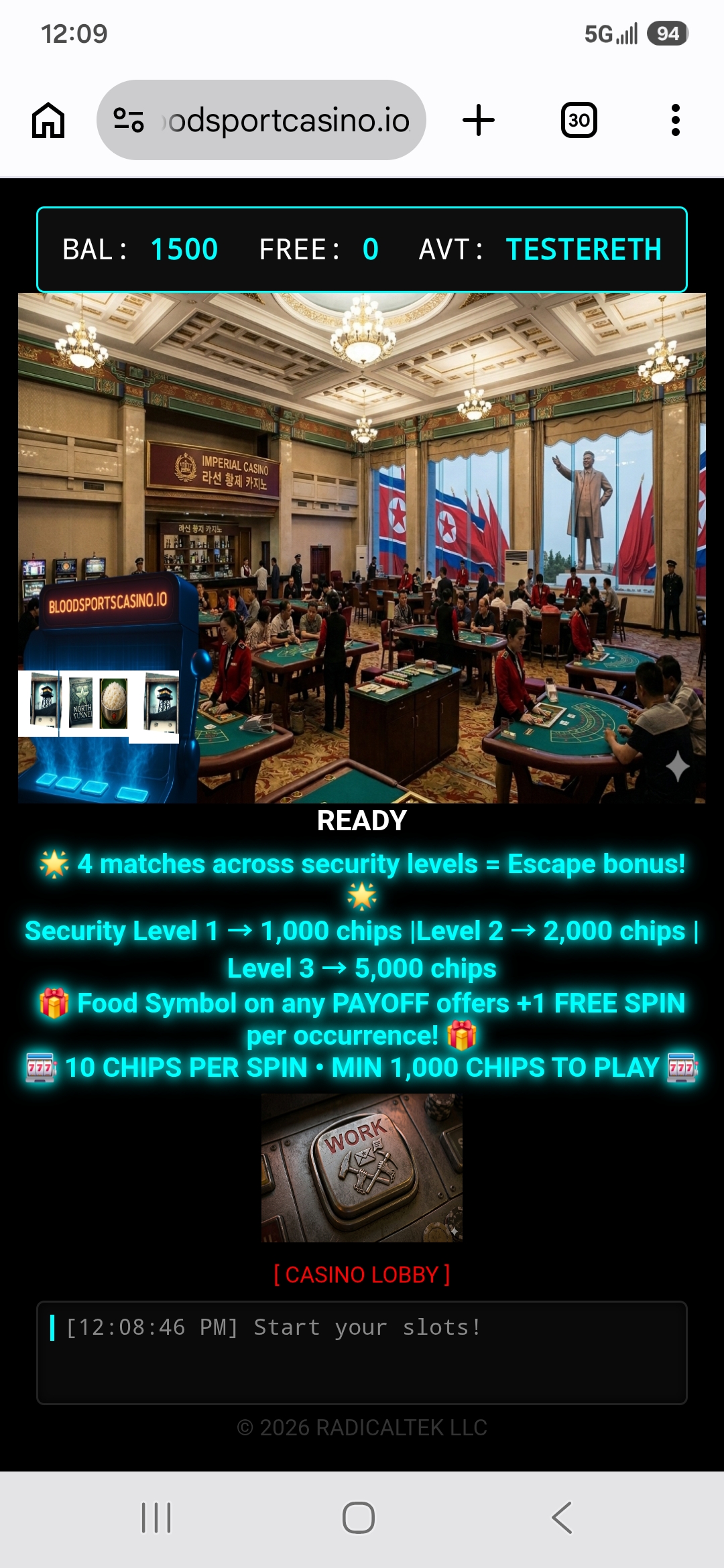 Escape from North Korea Slots