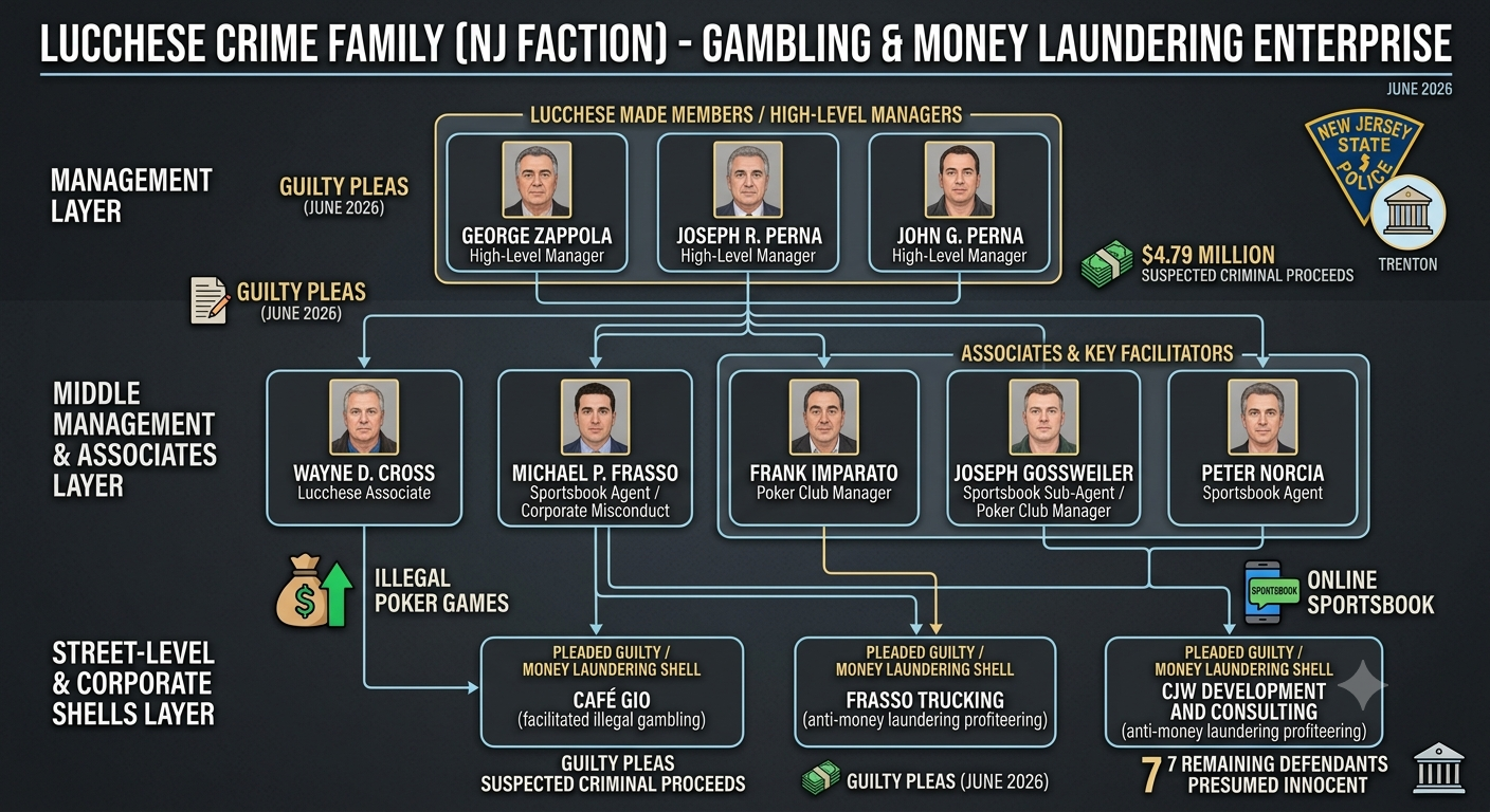 Bookie organization chart