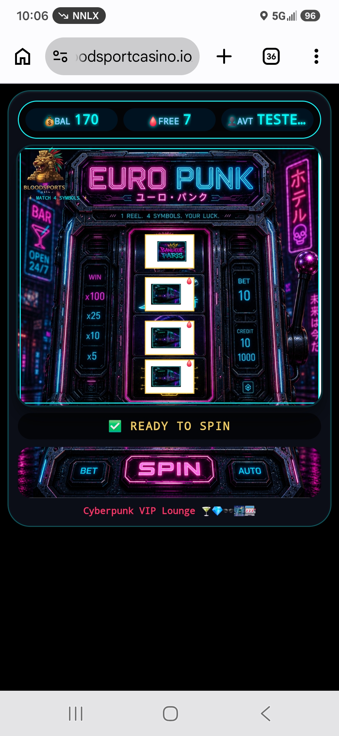 Euro Punk slot game